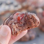 Cherry Chocolate Thumbprint Cookies