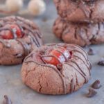 Chocolate Cherry Thumbprint Cookies