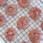 Cookies cooling on rack