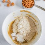 Dry ingredients in the bowl