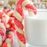 Easy Candy Cane Sugar Cookies