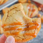 Gooey Salted Caramel Cookies