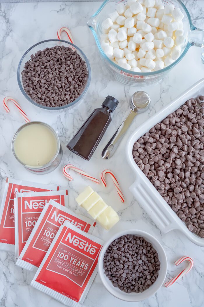 Hot Chocolate Fudge Ingredients