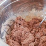 Mixing dry ingredients with wet ingredients