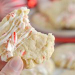 Peppermint Cookies with Mini Candy Canes