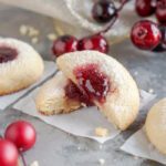 Raspberry Thumbprint Cookies