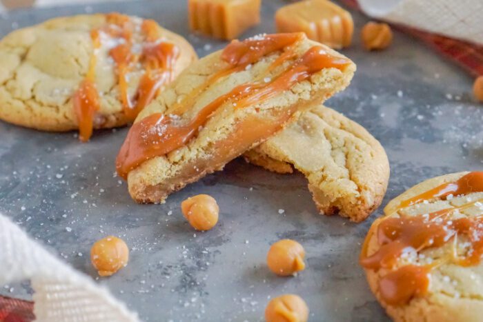 Sliced Salted Caramel Cookie