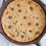 Baked Chocolate Chip Skillet Cookie