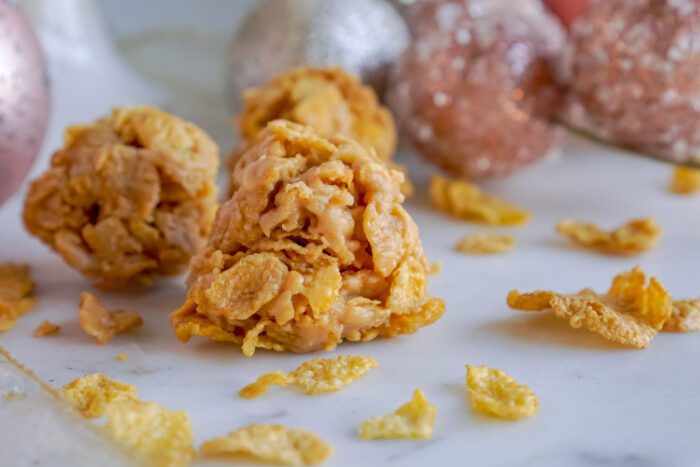 Wide View of a Cornflake Cookie