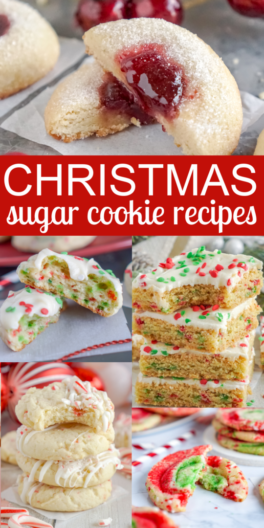 Easy Christmas Sugar Cookie Recipes - LemonPeony