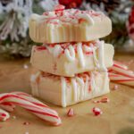 Easy No Bake Candy Cane Fudge Recipe