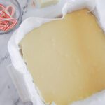 Fudge Poured Into Baking Dish