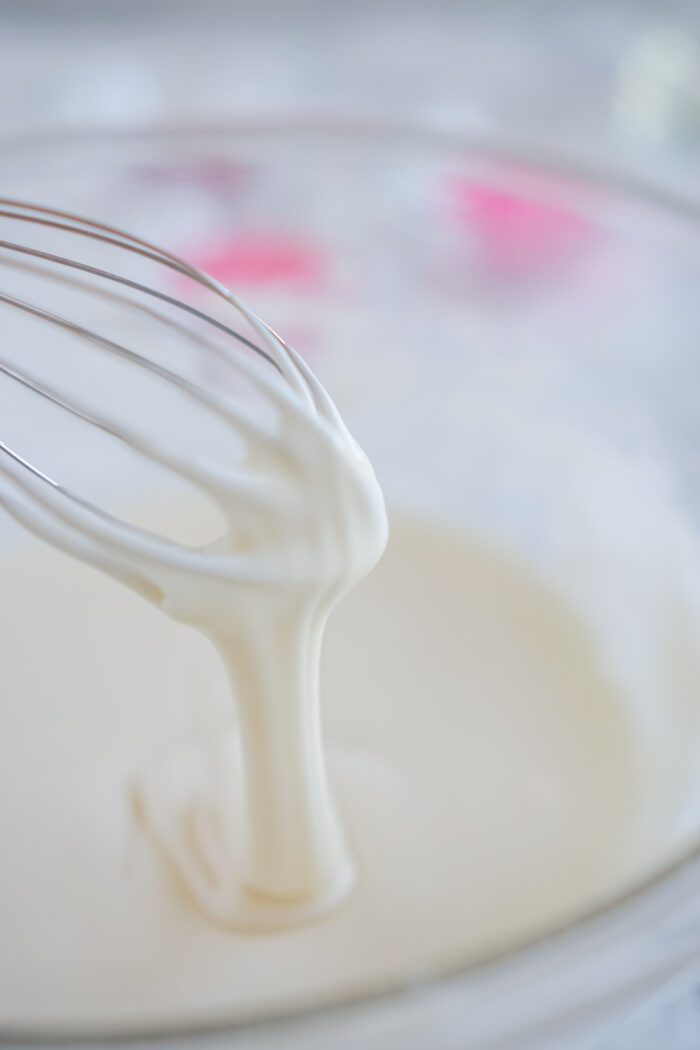 Icing Mixed in a Bowl