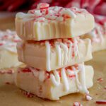 No Bake Fudge with Peppermint