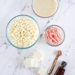 Peppermint Crunch Fudge Ingredients