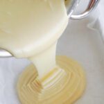 Peppermint Fudge Being Poured Into Pan