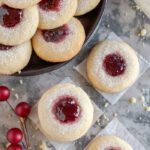 Raspberry Thumbprint Cookies