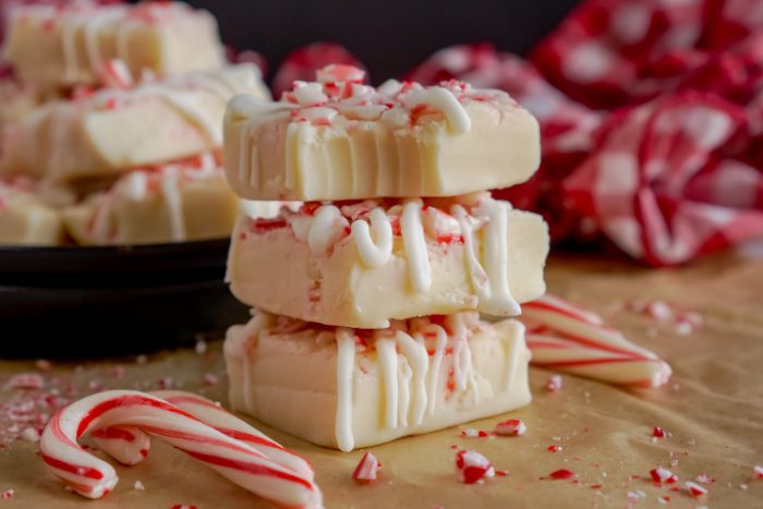 Stack of 3 Peppermint Fudge Squares