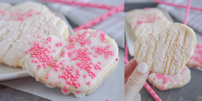 Decorated Valentine's Day Sugar Cookies