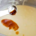 Vanilla Being Added to Saucepan