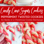 Candy Cane Sugar Cookies Recipe