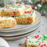 Chewy Christmas Sugar Cookie Bars Easy Recipe