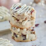 Cranberry Shortbread Cookies