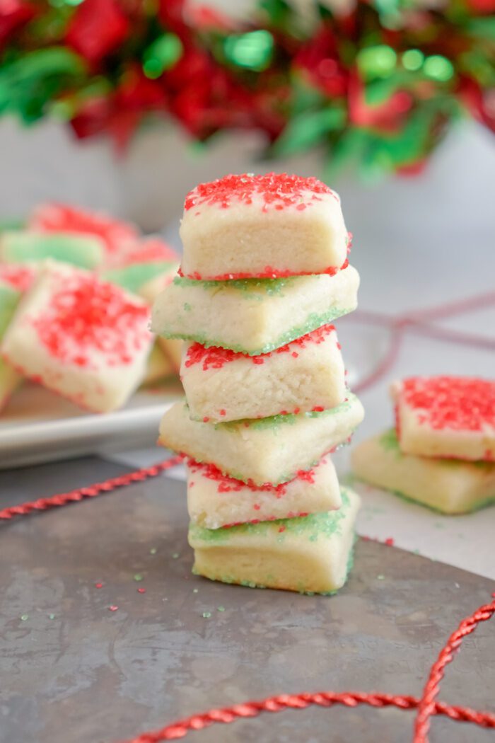 Stack of 6 Mini Christmas Sugar Cookies