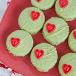 No Bake Grinch Cookies