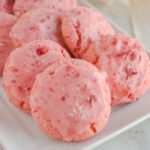 Best Strawberry Cookies with Strawberry Glaze