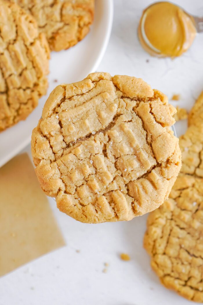 Above view of a Peanut Butter Cookie