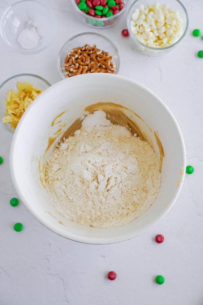 Dry Ingredients added to bowl