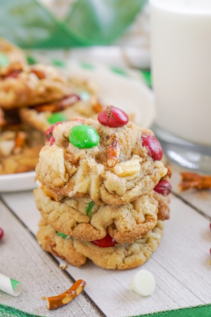 Stack of 3 Kitchen Sink Christmas Cookies