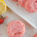 Easy Strawberry Cake Mix Cookies