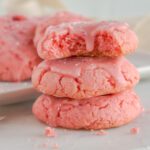 Easy Strawberry Glazed Cookies