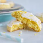 Lemon Cake Mix Cookies with Lemon Glaze