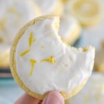 Lemon Cookies with Lemon Glaze