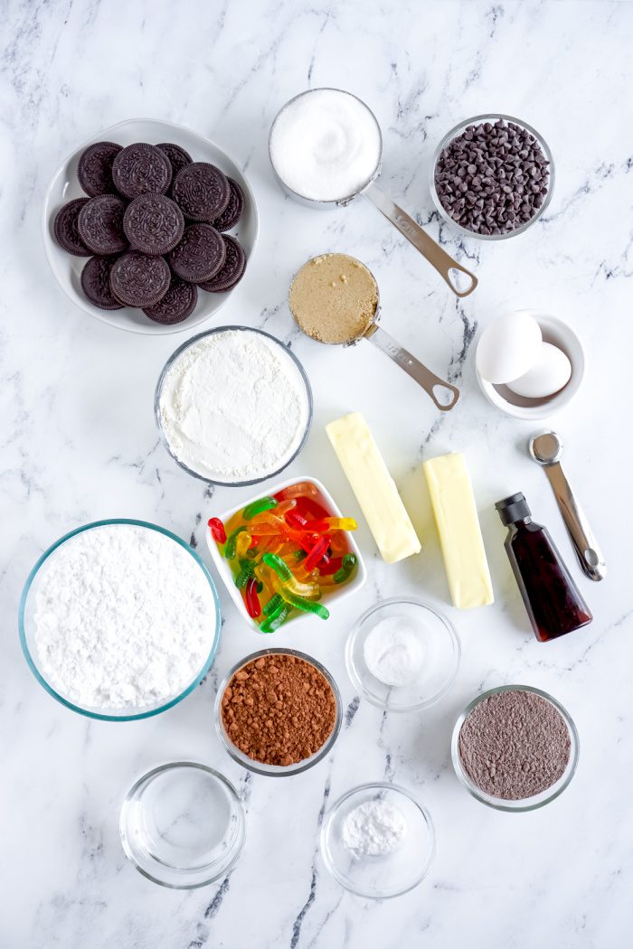 Oreo Dirt Pudding Cookies Recipe Ingredients