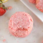 Strawberry Cookies with Strawberry Lemon Glaze