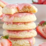 Strawberry Sugar Cookies Recipe Featured