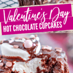 Valentine’s Day Hot Chocolate Cupcakes