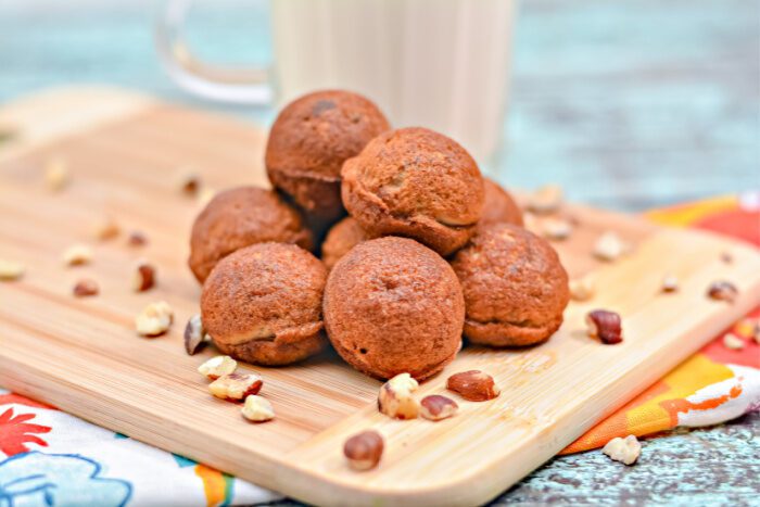 Pile of Banana Bread Bites