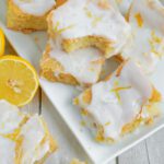 Lemon Cookie Bars with Lemon Glaze