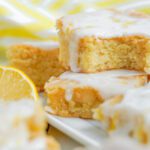 Lemon Sugar Cookie Bars with Lemon Glaze