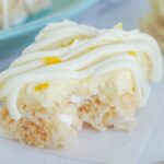 No Bake Lemon Cheesecake Rice Krispie Treats Recipe