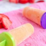 Strawberry Mango Fresh Fruit Popsicle Recipe Using Popsicle Molds