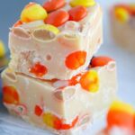 Easy Candy Corn Fudge Recipe for Halloween