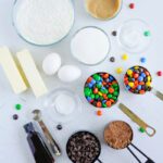 Easy Chocolate M&M Cookies Ingredients