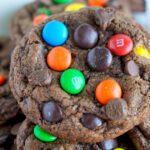 Easy Chocolate M&M Cookies Recipe