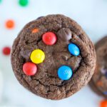 Homemade Chocolate M&M Cookies